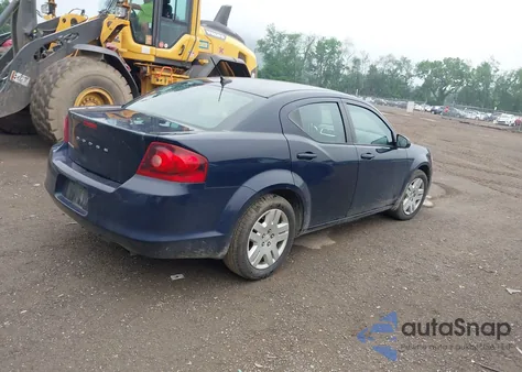 2014 Dodge Avenger Se из США, поврежденный, VIN 1C3CDZAB5EN193525